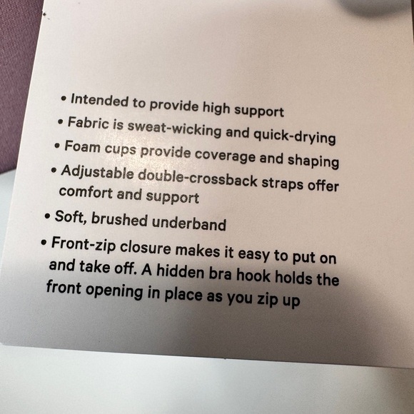 Lululemon Energy Zip Front Bra - Picture 9 of 12